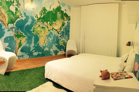 Dormitorio Infantil Temático: «El Mundo»